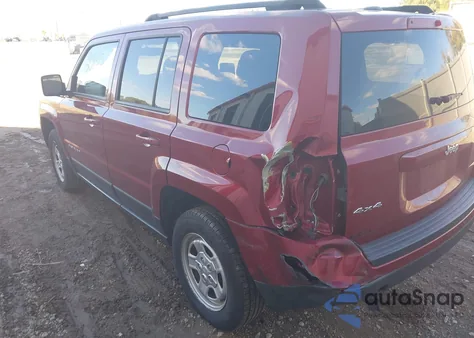 2017 Jeep Patriot Sport 4X4 from USA, damaged, VIN 1C4NJRBBXHD196183